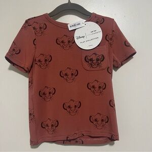 NWT 2T - Little Sleepies - Simba Pocket Tee - Bamboo Daywear